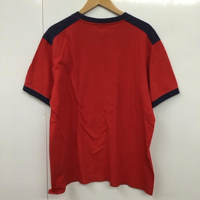 メジャーリーグベースボール MLB Tシャツ 半袖 M 無地 X プリント 赤 / レッド /  メンズ USED 古着 中古 10130155