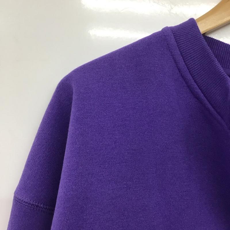 ニコアンド niko and... トレーナー 長袖 ハーフジップ M 無地 紫 / パープル /  レディース USED 古着 中古 10143459