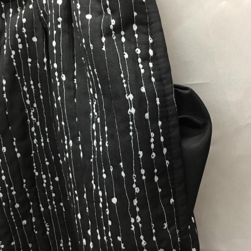 ザラ ZARA パンツ スラックス スラックスパンツ ワイドパンツ カジュアルパンツ S 総柄 黒 / ブラック /  レディース USED 古着 中古 10115808