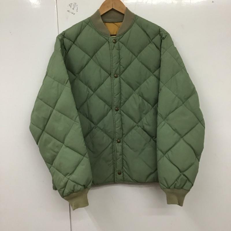 エディーバウアー Eddie Bauer ジャケット、上着 ダウンジャケット ダウンジャケット アウター 前ボタンジャケット 無地 カーキ / カーキ /  メンズ USED 古着 中古 10129585