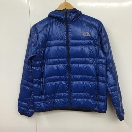 ザノースフェイス THE NORTH FACE ジャケット、上着 ダウンジャケット NDW18171 LIGHT HEAT HOODIE M ロゴ、文字 青 / ブルー /  レディース USED 古着 中古 10131558