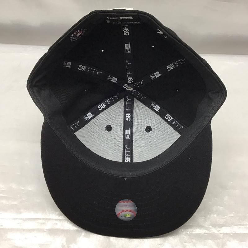 ニューエラ NEW ERA 帽子 キャップ LA 59FIFTY ロサンゼルスドジャース ロゴ、文字 黒 / ブラック /  メンズ USED 古着 中古 10121074