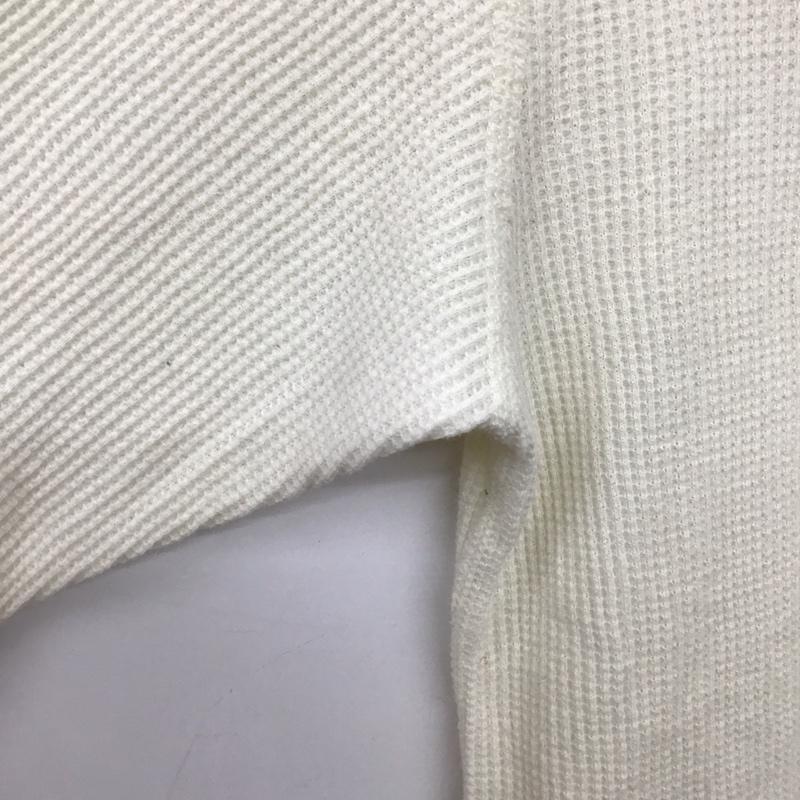 シュプリーム Supreme カットソー 長袖 Hanes ワッフルTシャツ 長袖カットソー S 無地 アイボリー / アイボリー /  メンズ USED 古着 中古 10147586
