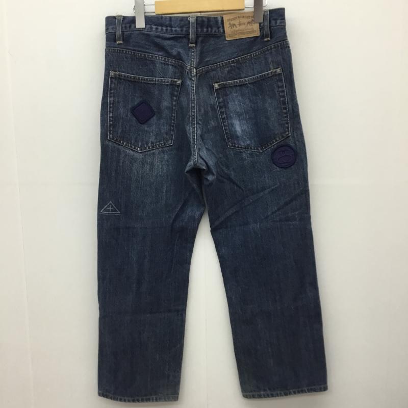ステューシー STUSSY パンツ デニム、ジーンズ 32インチ ロゴ、文字 インディゴ / インディゴ /  メンズ USED 古着 中古 10143566