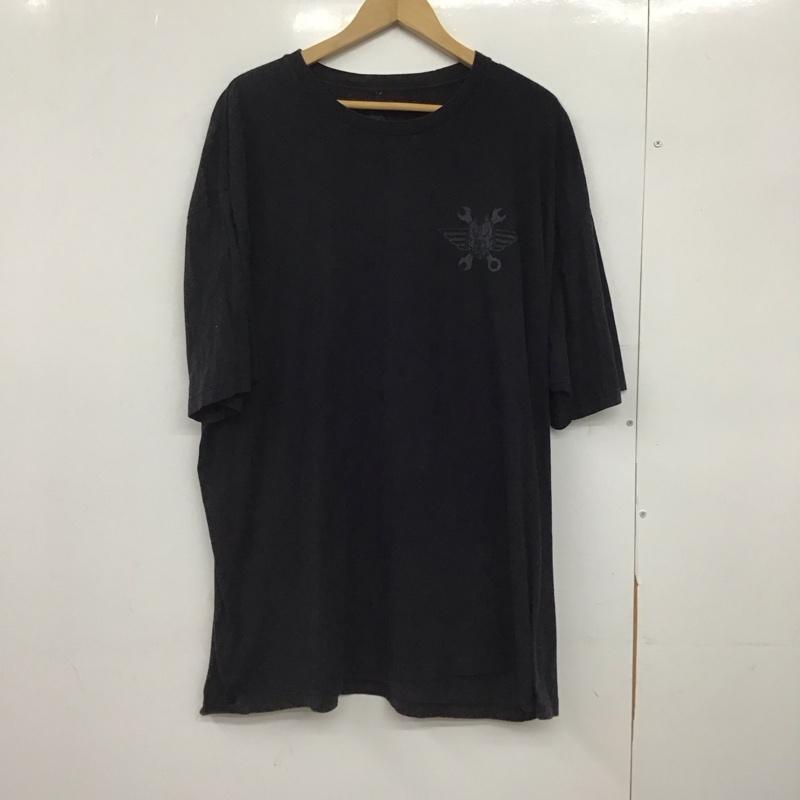 古着 USED Tシャツ 半袖 半袖カットソー プリントTシャツ クルーネックカットソー ロゴ、文字 黒 / ブラック /  メンズ USED 古着 中古 10147273