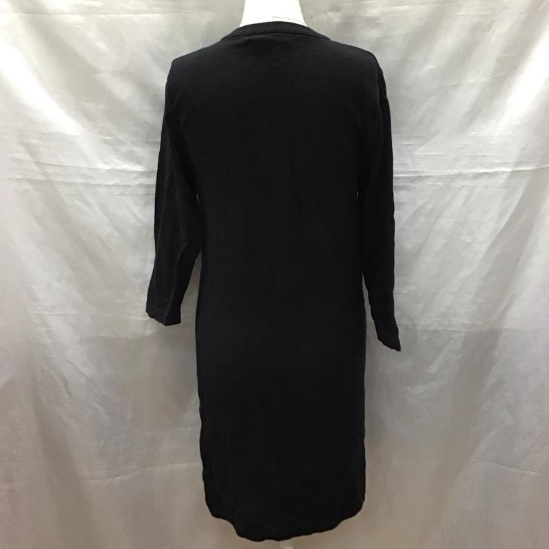 スライ SLY ワンピース ひざ丈スカート 030ASM73-0210 2 無地 黒 / ブラック /  レディース USED 古着 中古 10123457