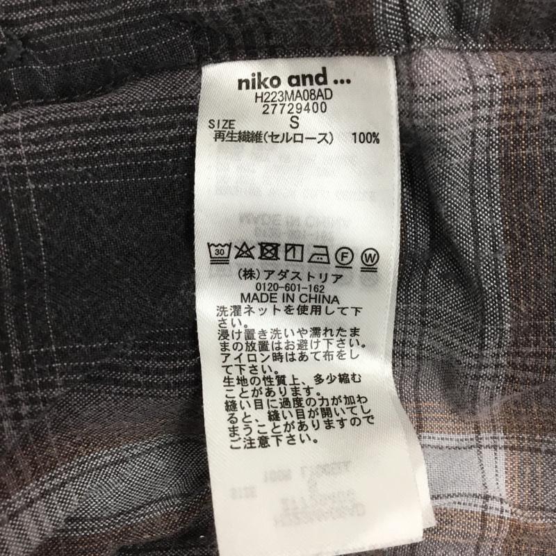 ニコアンド niko and... シャツ、ブラウス 半袖 H223MA08AD 開襟 オープンカラー S チェック マルチカラー / マルチカラー /  メンズ USED 古着 中古 10117787