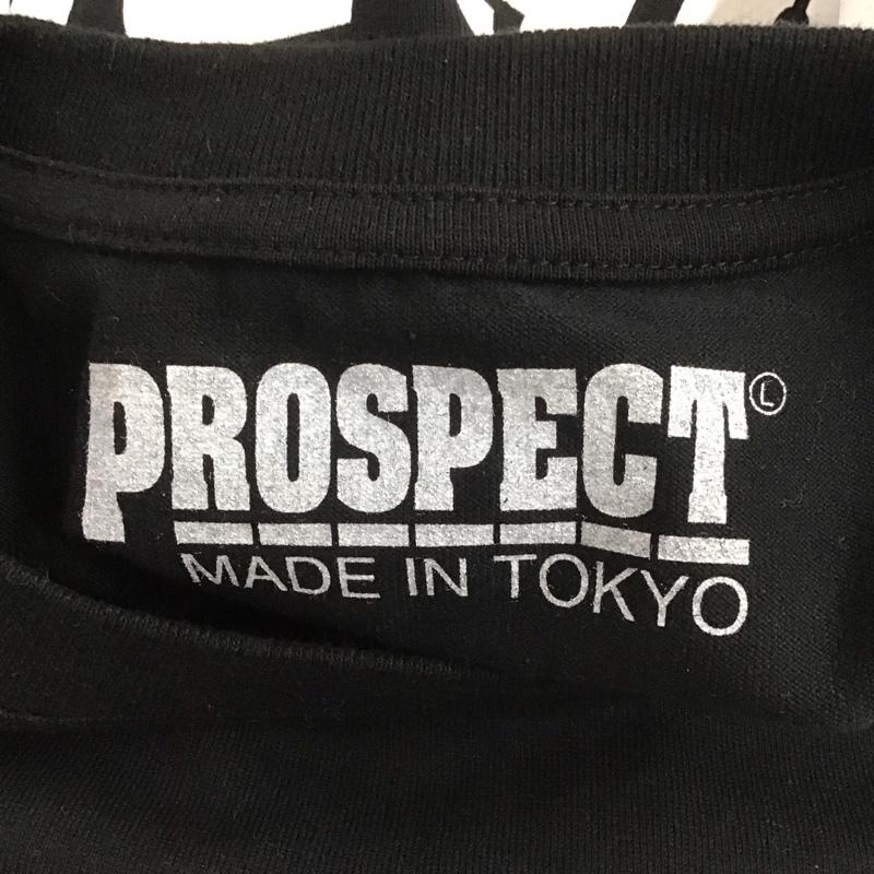 プロスペクト PROSPECT Tシャツ 半袖 L ロゴ、文字 黒 / ブラック /  メンズ USED 古着 中古 10126594