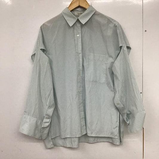 マウジー MOUSSY シャツ、ブラウス 長袖 010HS630-2901 ARM SLIT OVER シャツ FREE ストライプ マルチカラー / マルチカラー /  レディース USED 古着 中古 10134263
