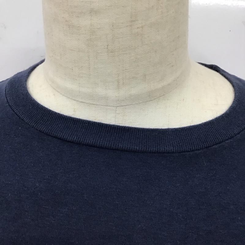 スタンダード カリフォルニア STANDARD CALIFORNIA Tシャツ 半袖 クルーネック M ロゴ、文字 紺 / ネイビー /  メンズ USED 古着 中古 10118123