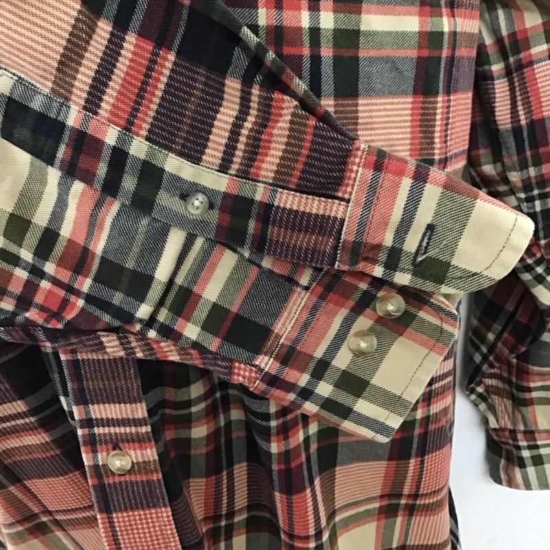 古着 USED シャツ、ブラウス 長袖 長袖シャツ チェックシャツ カラーシャツ ボタンダウンシャツ L チェック マルチカラー / マルチカラー /  メンズ USED 古着 中古 10126273