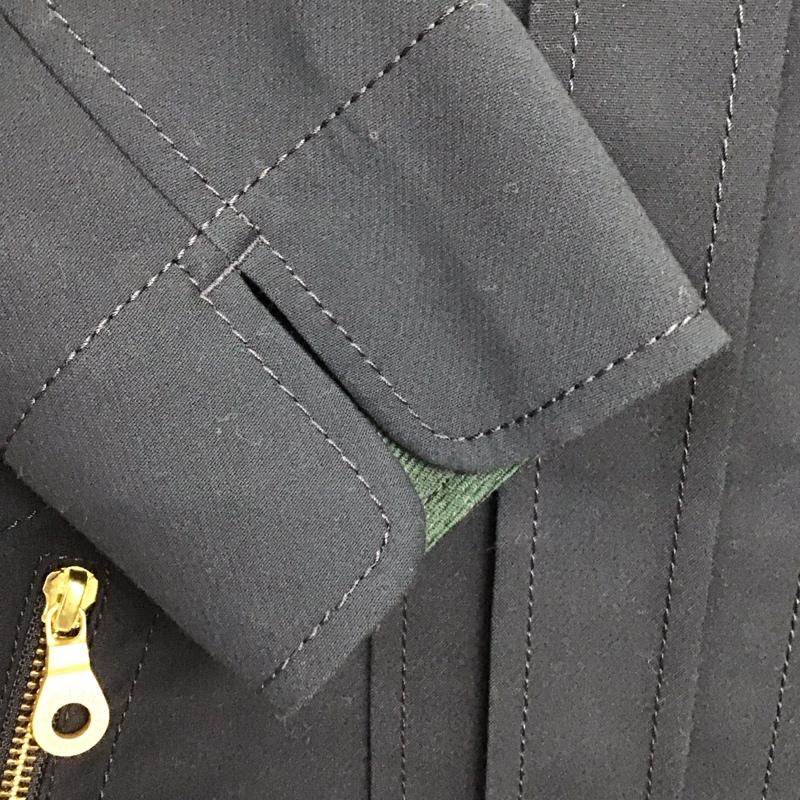 ブルーレーベル・クレストブリッジ BLUE LABEL CRESTBRIDGE ワンピース ひざ丈スカート タグ付 36 無地 紺 / ネイビー /  レディース USED 古着 中古 10151202