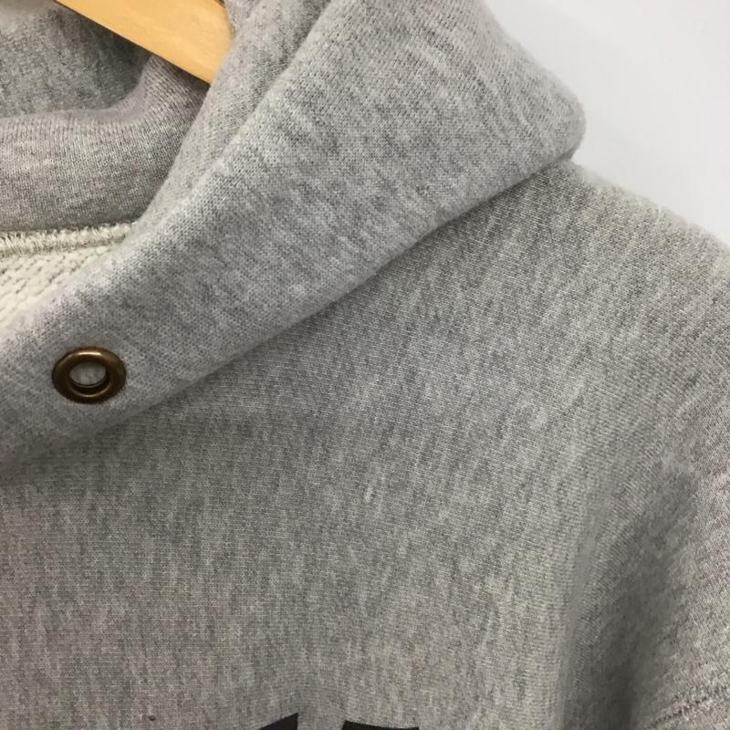 バズリクソンズ Buzz Rickson s パーカー 長袖 長袖パーカー プルオーバーパーカー スウェット XXL ロゴ、文字 灰 / グレー /  メンズ USED 古着 中古 10147800