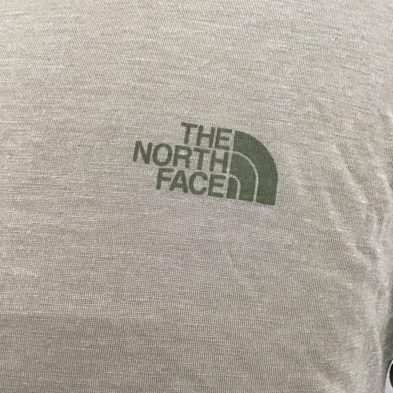 ザノースフェイス THE NORTH FACE Tシャツ 長袖 NT32088 ラッシュドライ メリノ クルー バックプリント L ロゴ、文字 茶 / ブラウン /  メンズ USED 古着 中古 10119682