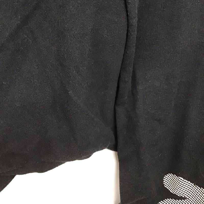 ディズニー Disney Tシャツ 半袖 半袖カットソー プリントTシャツ クルーネックカットソー プリント 黒 / ブラック /  メンズ USED 古着 中古 10149110