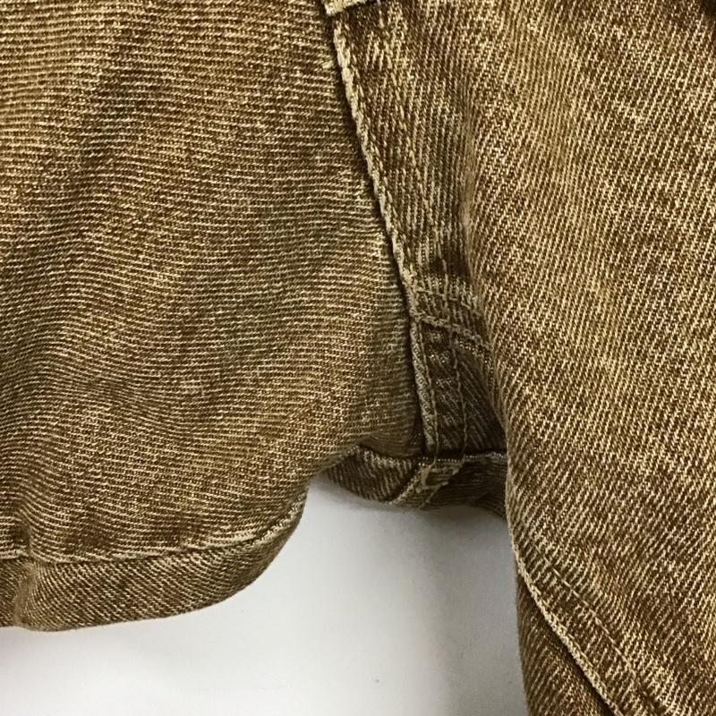 ゲス Guess ジャケット、上着 ジャケット、ブレザー デニムジャケット Gジャン アウター カジュアルジャケット M 無地 茶 / ブラウン /  メンズ USED 古着 中古 10130364