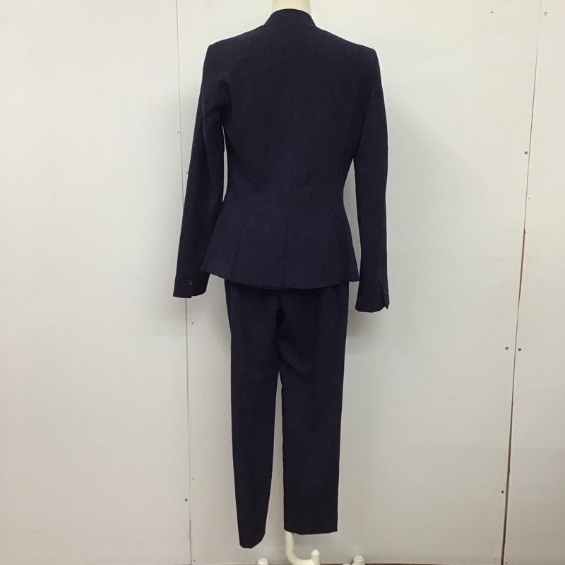 ザラ ZARA セットアップ セットアップ セットアップ 長袖ジャケット スラックスパンツ 2点セット 36 総柄 紺 / ネイビー /  レディース USED 古着 中古 10149346