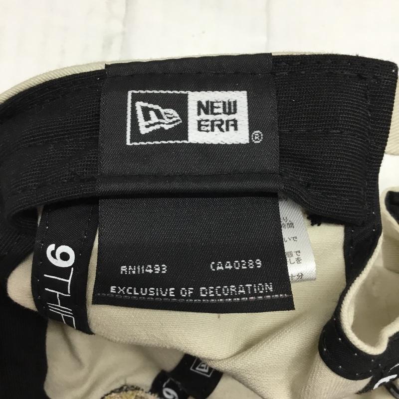 ニューエラ NEW ERA 帽子 キャップ ベースボールキャップ 9THIRTY 熊 刺繍 ベージュ / ベージュ /  レディース USED 古着 中古 10106684