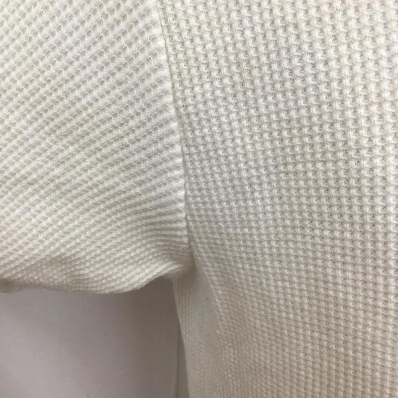 アヴィレックス AVIREX カットソー 半袖 半袖カットソー プリントTシャツ Vネックカットソー L ロゴ、文字 白 / ホワイト /  メンズ USED 古着 中古 10124163