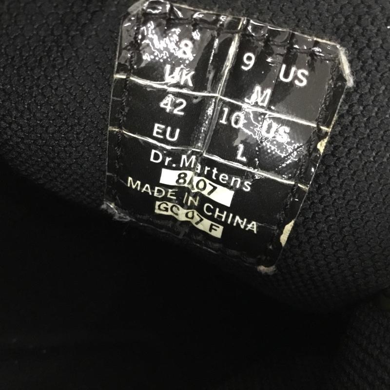 ドクターマーチン Dr.Martens ブーツ ショートブーツ 8A07 レースアップブーツ UK8 US：9 ロゴ、文字 茶 / ブラウン /  メンズ USED 古着 中古 10145609