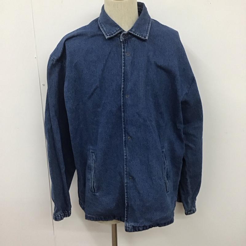 アーバンリサーチ URBAN RESEARCH ジャケット、上着 ジャケット、ブレザー wh96-17y001 デニムブルゾン デニムジャケット アウター カジュアルジャケット 40 無地 インディゴ / インディゴ /  メンズ USED 古着 中古 10106713