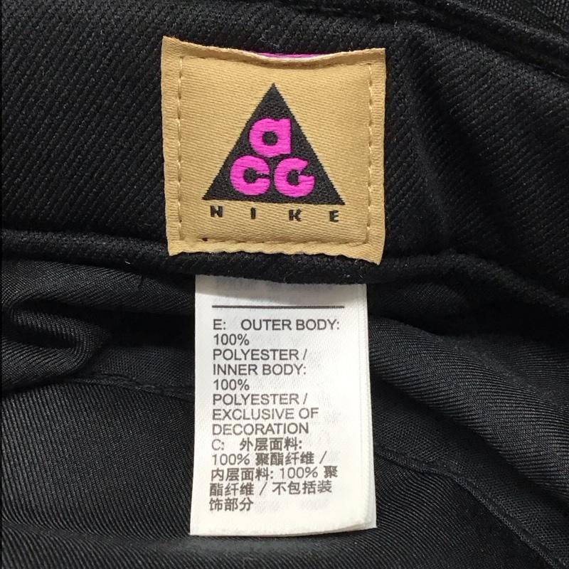 ナイキ エィシージー NIKE ACG 帽子 ハット CU6525-010 Apex Wb Bucket Hat ロゴ、文字 黒 / ブラック /  メンズ USED 古着 中古 10120893