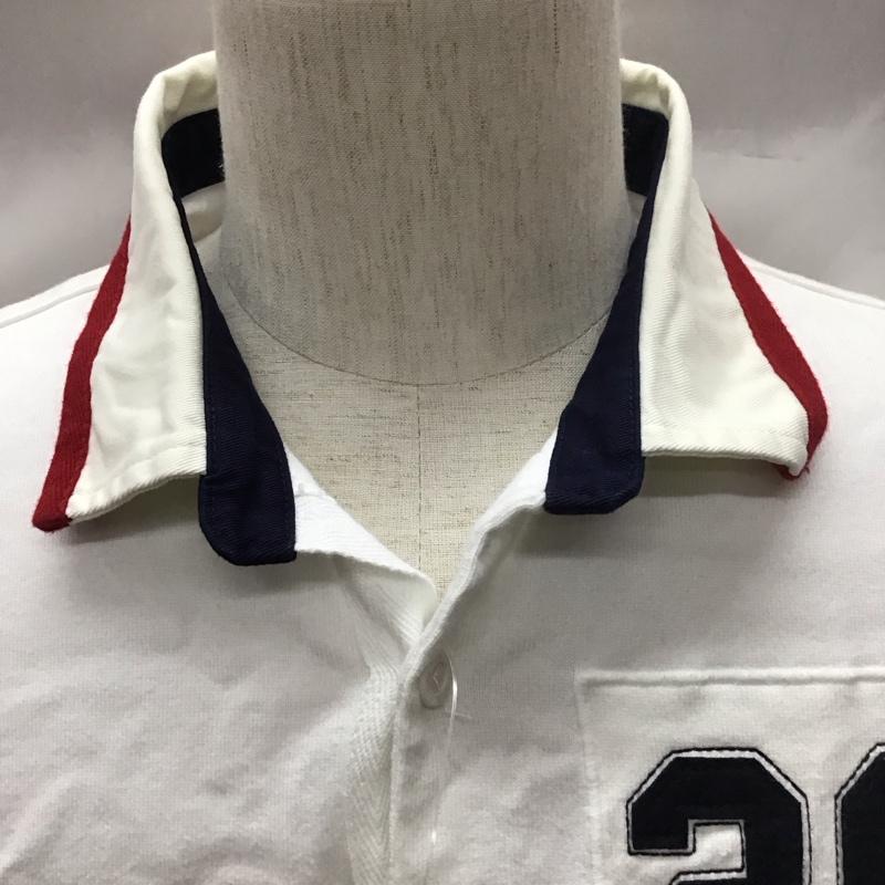 エディーバウアー Eddie Bauer ポロシャツ 半袖 半袖ポロシャツ カラーシャツ 半袖カットソー S ロゴ、文字 白 / ホワイト / X 緑 / グリーン / X 紺 / ネイビー / X 赤 / レッド /  メンズ USED 古着 中古 10111679