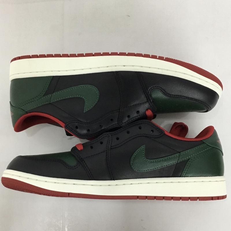 ナイキ NIKE スニーカー スニーカー CZ0775 036 WMNS AIR JORDAN 1 RETRO LOW OG 28cm 箱有 28.0cm ロゴ、文字 黒 / ブラック / X 赤 / レッド / X 緑 / グリーン /  メンズ USED 古着 中古 10124854