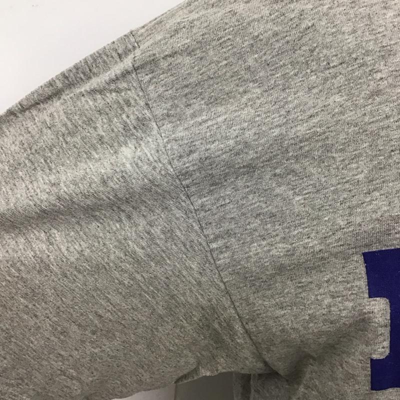 ナイキ NIKE Tシャツ 半袖 半袖カットソー プリントTシャツ クルーネックカットソー スポーツウェア M ロゴ、文字 灰 / グレー /  メンズ USED 古着 中古 10110907