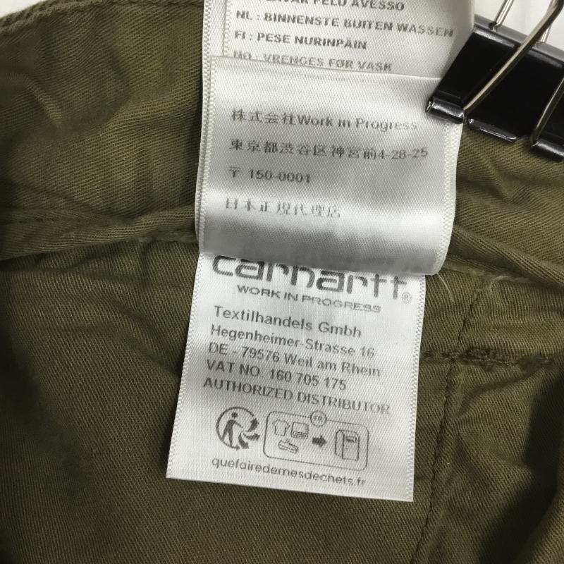 カーハートダブリューアイピー Carhartt WIP パンツ ワークパンツ、ペインターパンツ BRANDFORD PAMT 33インチ 無地 カーキ / カーキ /  メンズ USED 古着 中古 10128841