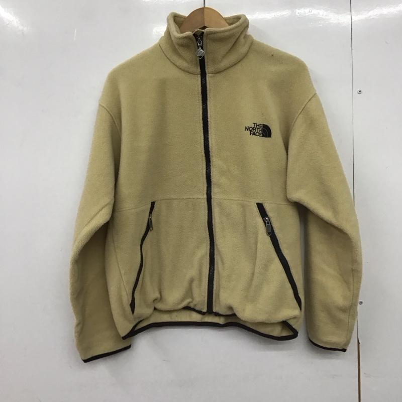 ザノースフェイス THE NORTH FACE ジャケット、上着 ジャンパー、ブルゾン na-3295 フリースジャケット スタンドネック アウター M ロゴ、文字 ベージュ / ベージュ /  メンズ USED 古着 中古 10148120