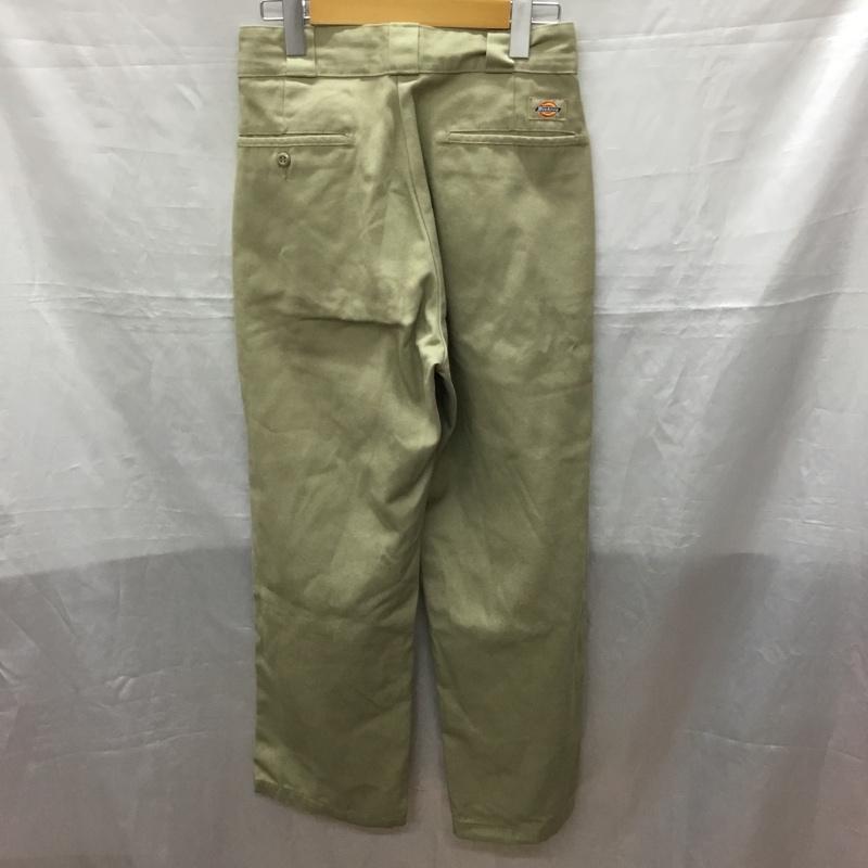 ディッキーズ Dickies パンツ ワークパンツ、ペインターパンツ ワークパンツ ワイドパンツ カジュアルパンツ チノパン 34 無地 ベージュ / ベージュ /  メンズ USED 古着 中古 10118671