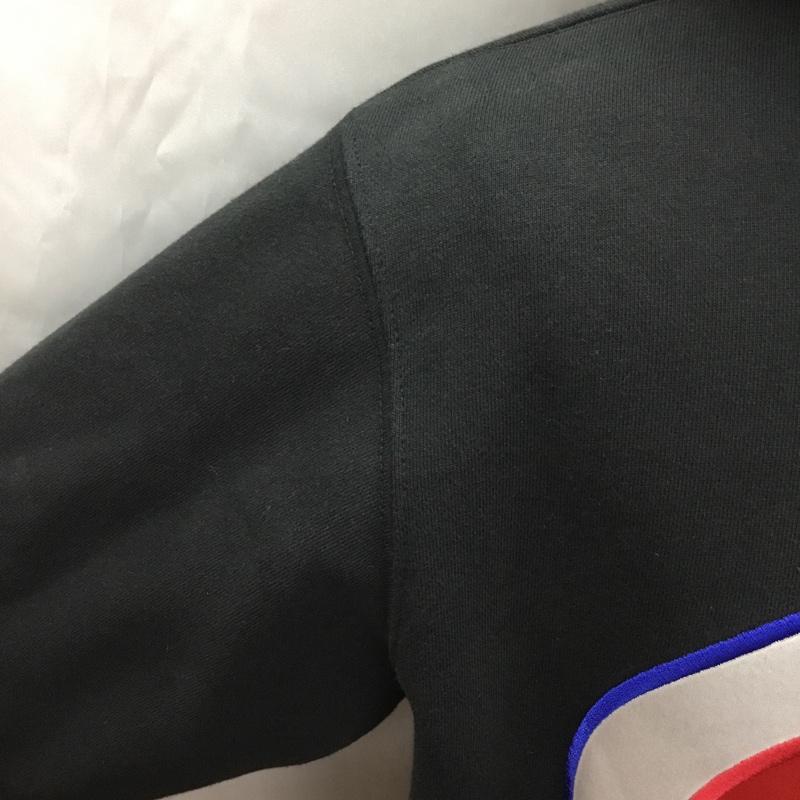 シュプリーム Supreme パーカー 長袖 Champion×Supreme 17SS satinlogohooded 長袖パーカー コラボ S ロゴ、文字 黒 / ブラック /  メンズ USED 古着 中古 10108249