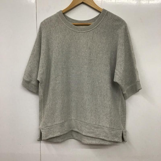 ナチュラルランドリー NATURALLAUNDRY トレーナー 半袖 2 無地 灰 / グレー /  レディース USED 古着 中古 10131137