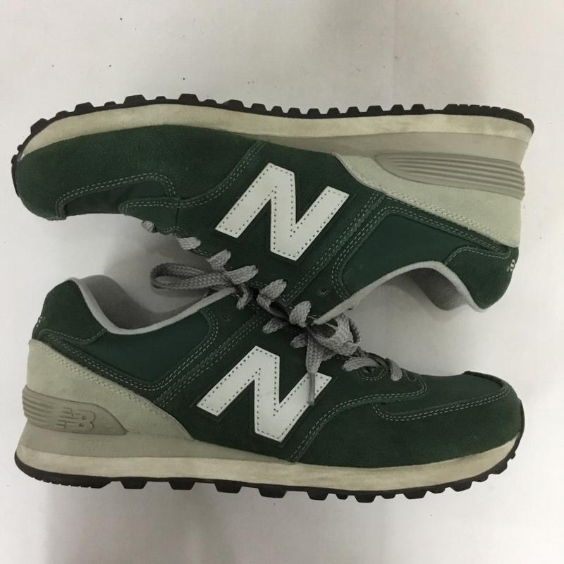 ニューバランス New Balance スニーカー スニーカー ML574VFO 27cm 27.0cm ロゴ、文字 緑 / グリーン /  メンズ USED 古着 中古 10124399