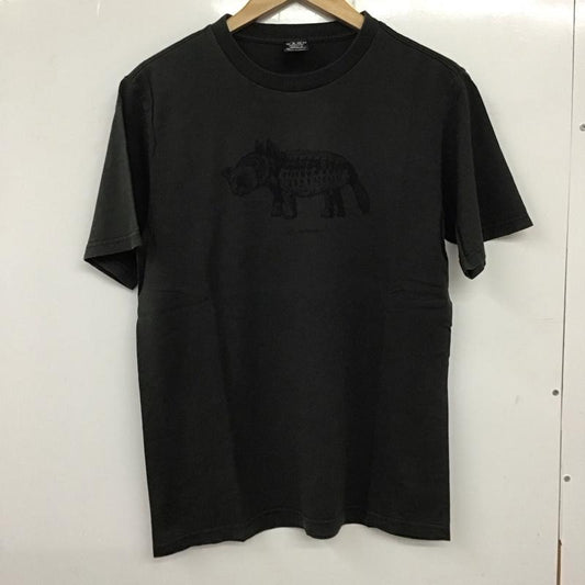 ナンバーナイン NUMBER (N)INE Tシャツ 半袖 半袖カットソー プリントTシャツ クルーネックカットソー romp 2 プリント 黒 / ブラック /  メンズ USED 古着 中古 10137124