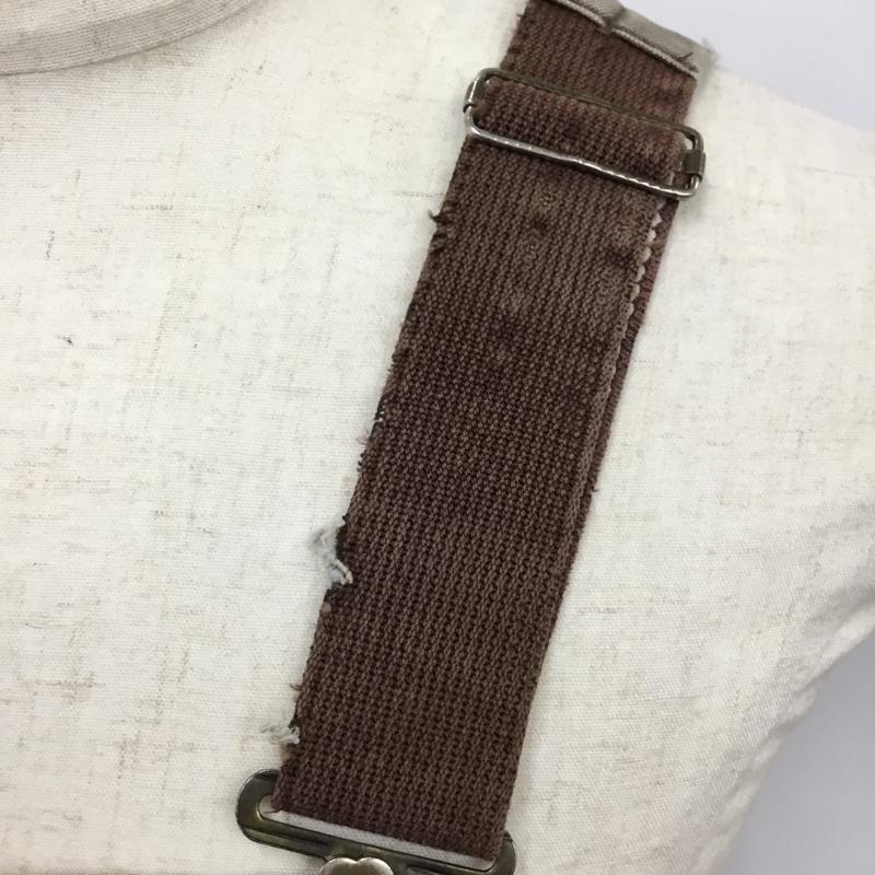 カーハート Carhartt サロペット・オーバーオール サロペット、オーバーオール オーバーオール オールインワン ワイドパンツ カジュアルパンツ ロゴ、文字 茶 / ブラウン /  メンズ USED 古着 中古 10115213