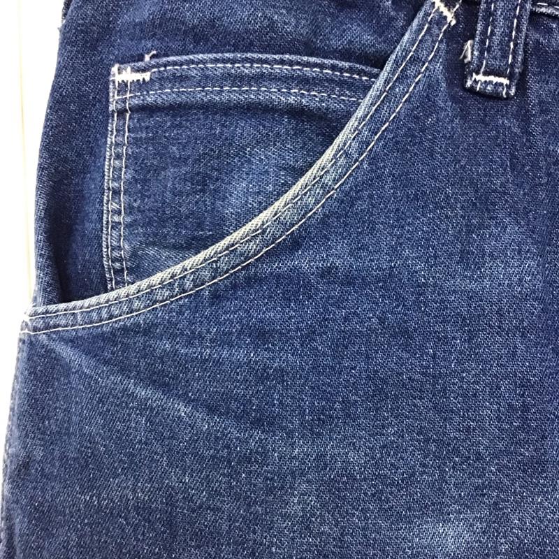 ポインター POINTER パンツ デニム、ジーンズ デニムパンツ ストレートパンツ ワイドパンツ カジュアルパンツ 32インチ 無地 インディゴ / インディゴ /  メンズ USED 古着 中古 10116398