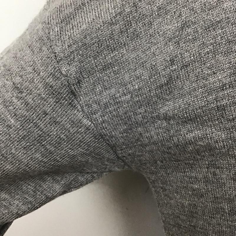ラコステ LACOSTE ワンピース ひざ丈スカート EF5286 DEVANLAY ニットワンピース Vネック ウール 34 ワンポイント 灰 / グレー / X 白 / ホワイト / X 紺 / ネイビー /  レディース USED 古着 中古 10107939