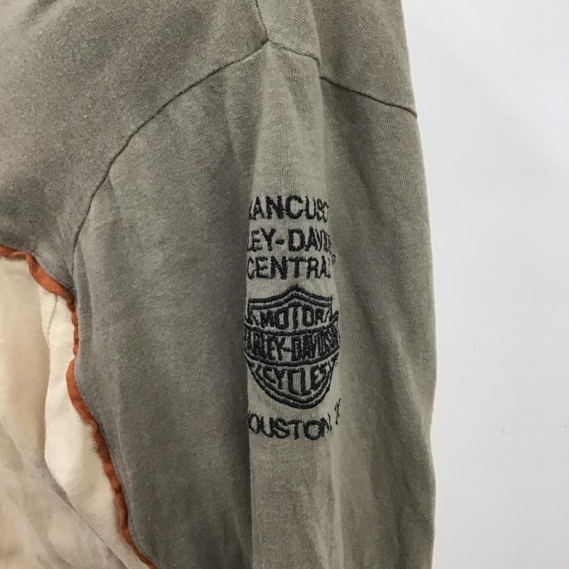 ハーレーダビッドソン Harley-Davidson カットソー 長袖 長袖カットソー クルーネックカットソー ロングスリーブカットソー プリントTシャツ L ロゴ、文字 マルチカラー / マルチカラー /  メンズ USED 古着 中古 10122957