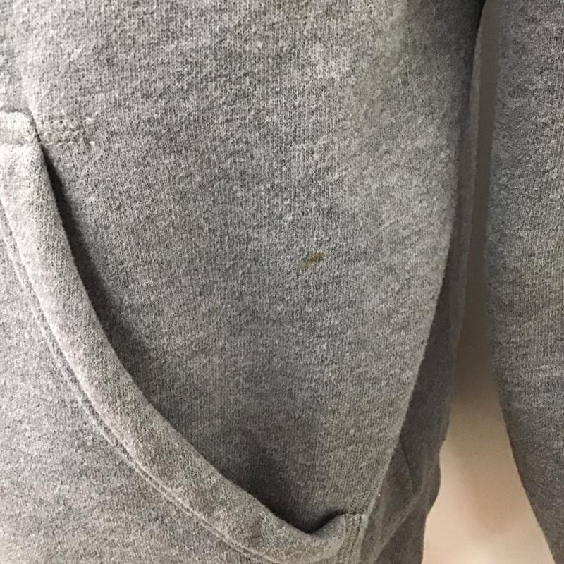 トミーヒルフィガー TOMMY HILFIGER パーカー 長袖 L 無地 灰 / グレー /  メンズ USED 古着 中古 10124058