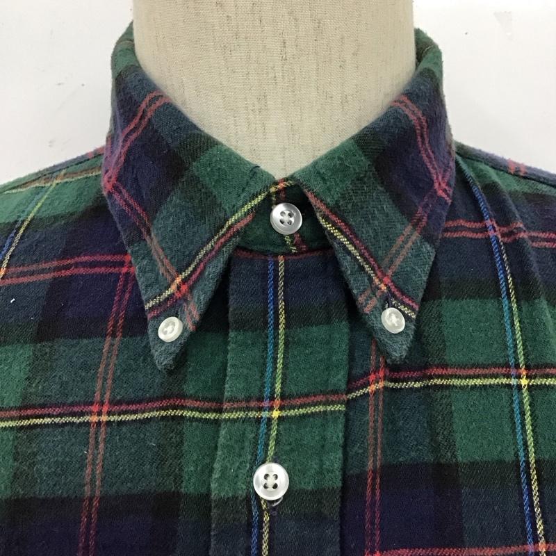 エルエルビーン L.L.Bean シャツ、ブラウス 長袖 長袖シャツ カラーシャツ ポケットシャツ 長袖カットソー チェックシャツ L チェック マルチカラー / マルチカラー /  メンズ USED 古着 中古 10124772