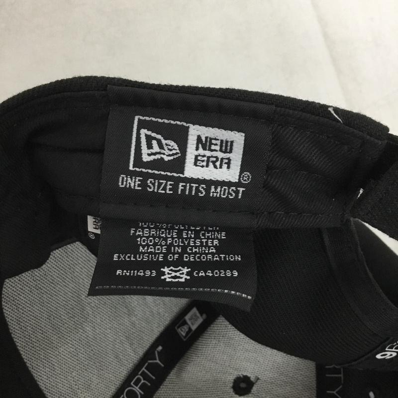 ニューエラ NEW ERA 帽子 キャップ 9FORTY GR ロゴ、文字 黒 / ブラック /  メンズ USED 古着 中古 10150224