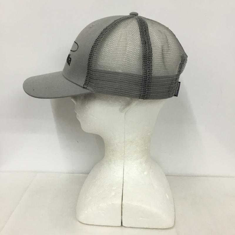 パタゴニア patagonia 帽子 キャップ メッシュキャップ ロゴ、文字 灰 / グレー /  メンズ USED 古着 中古 10143301