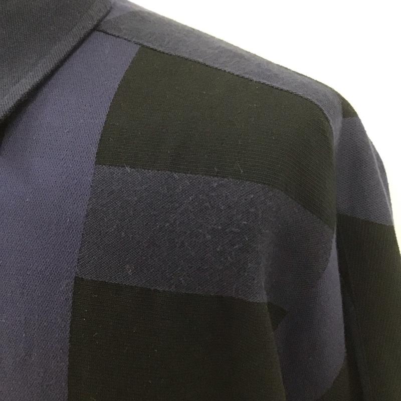 シャリーフ SHAREEF シャツ、ブラウス 半袖 半袖シャツ チェックシャツ カジュアルシャツ 1 チェック 黒 / ブラック / X 紺 / ネイビー /  メンズ USED 古着 中古 10111651