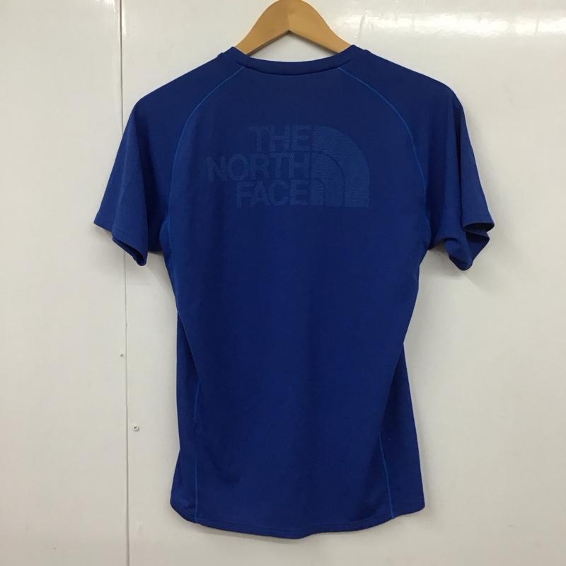 ザノースフェイス THE NORTH FACE Tシャツ 半袖 nt34101 速乾Tシャツ ショートスリーブ ソークールクルー プリントTシャツ M ロゴ、文字 青 / ブルー /  メンズ USED 古着 中古 10130471
