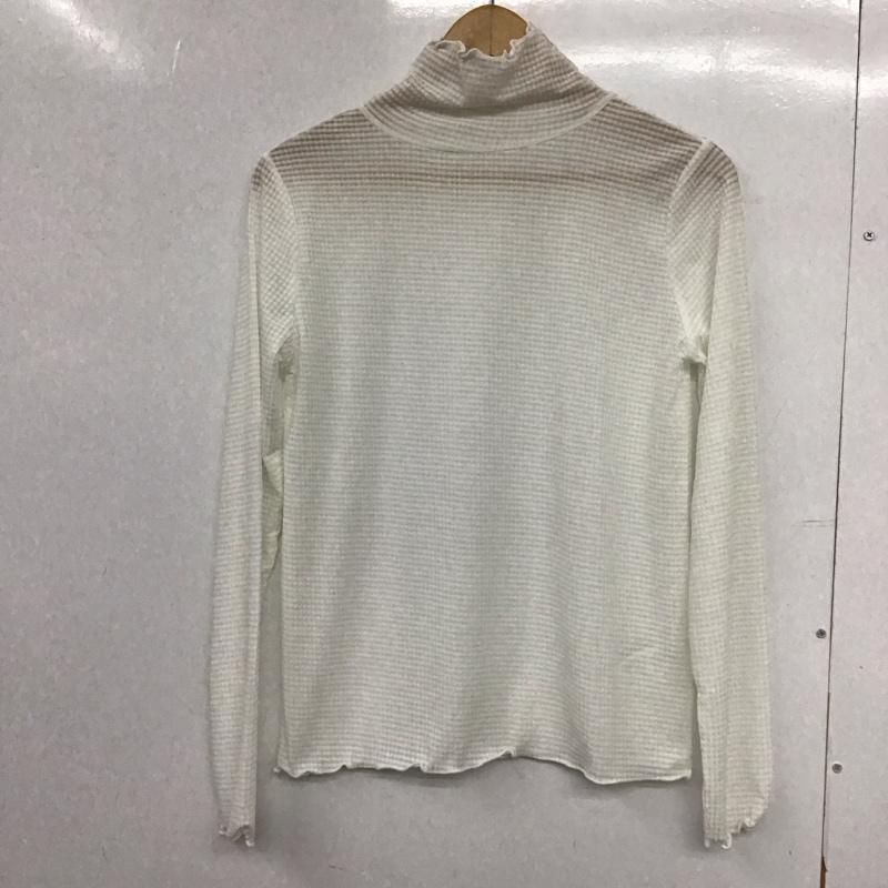エヘカソポ ehka sopo カットソー 長袖 FREE 無地 白 / ホワイト /  レディース USED 古着 中古 10148423