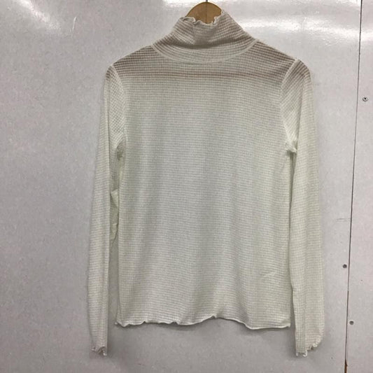 エヘカソポ ehka sopo カットソー 長袖 FREE 無地 白 / ホワイト /  レディース USED 古着 中古 10148423