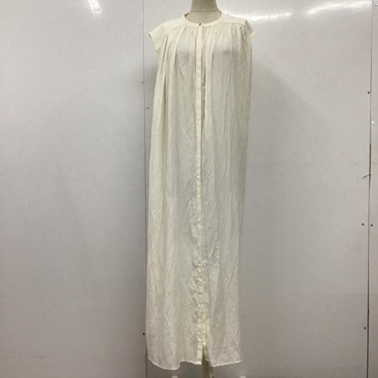 アプレジュールミニョン apres jour mignon ワンピース ロングスカート MAJ927224B ノースリーブ 前開き FREE 無地 白 / ホワイト /  レディース USED 古着 中古 10115498