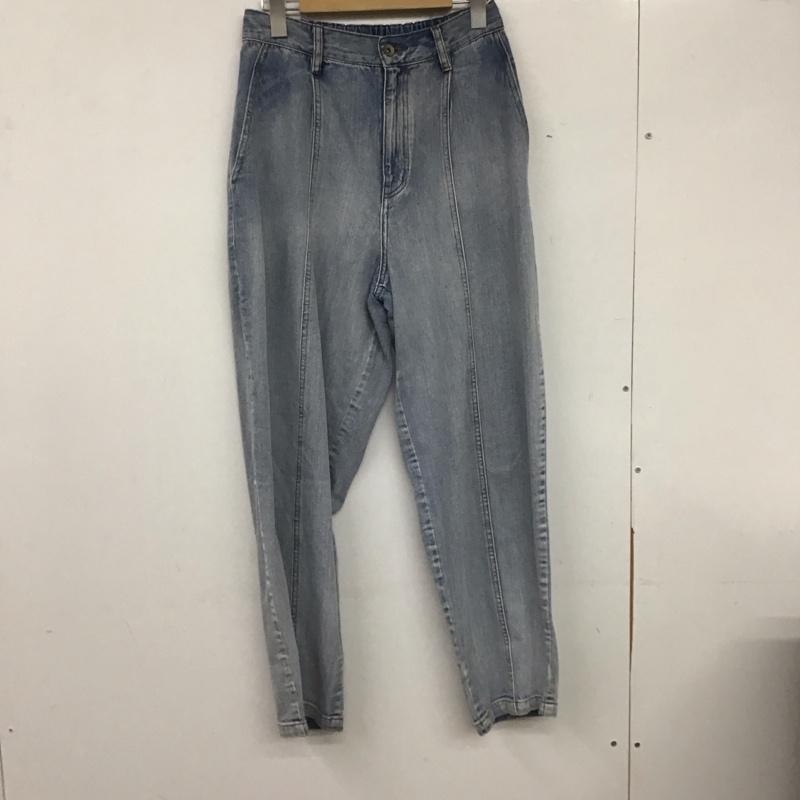 ダブルクローゼット w closet パンツ デニム、ジーンズ FREE 無地 水色 / ライトブルー /  レディース USED 古着 中古 10139599